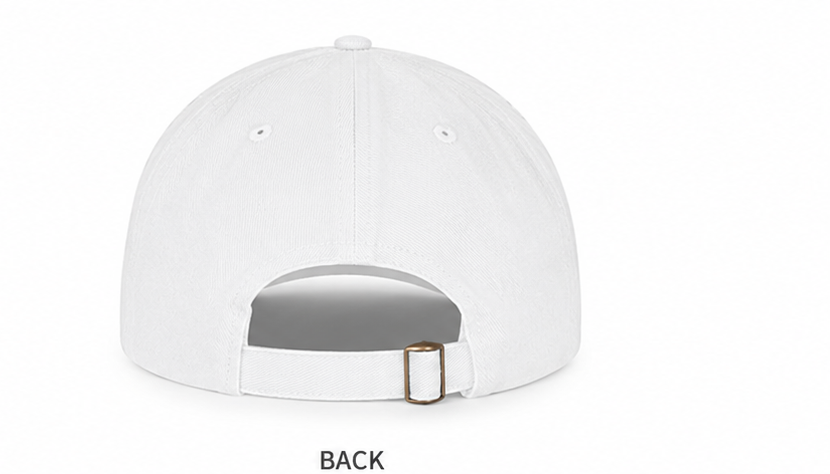 Marina Club Cap | Embroidered White Baseball Hat