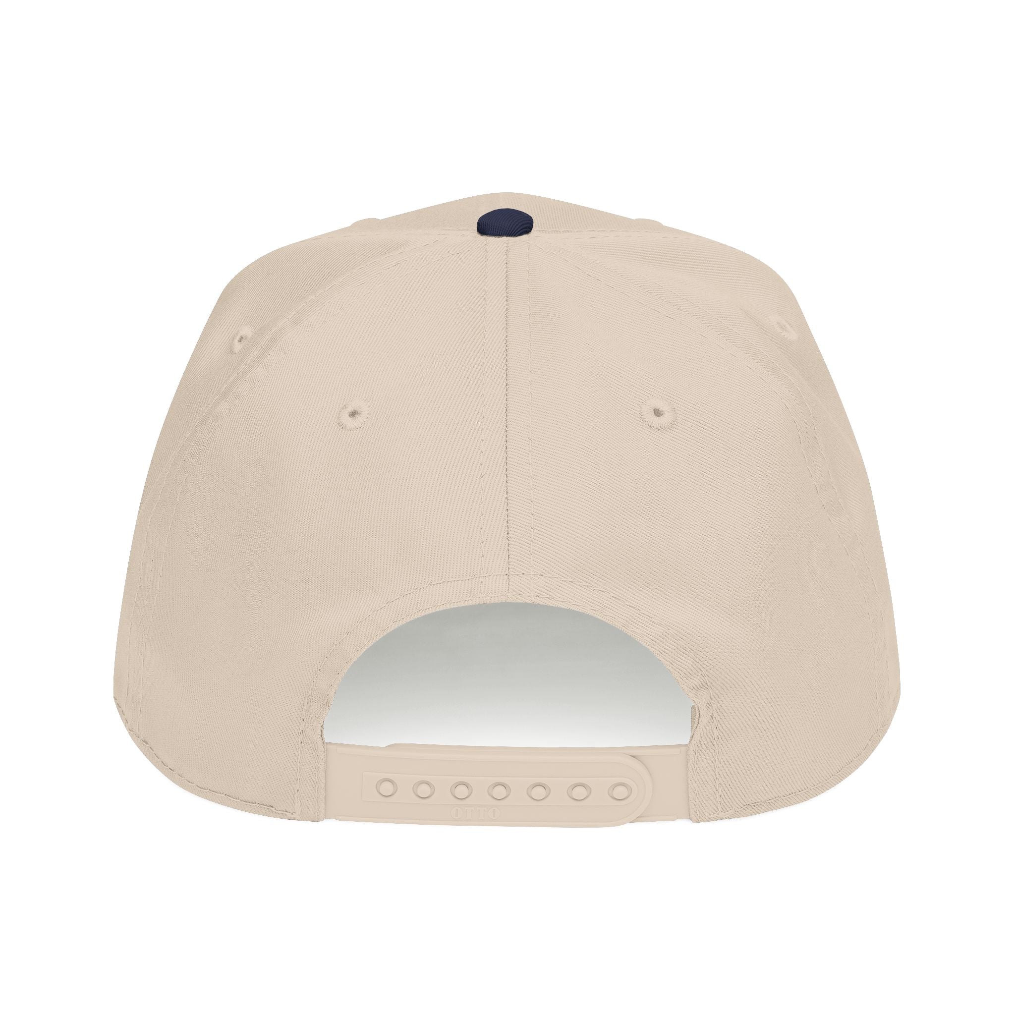 Drift & Harbour EST. 26 Mid Profile Baseball Cap | Coastal Preppy Navy Embroidery